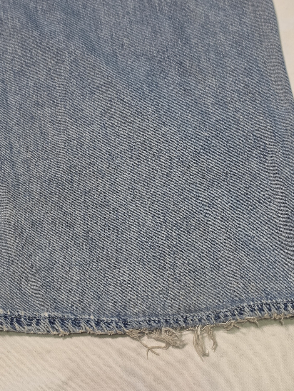 rag & bone Sofie Splice Jeans Size 26 Ultra Wide Leg High Rise Alisha Blue Denim - Picture 11 of 16
